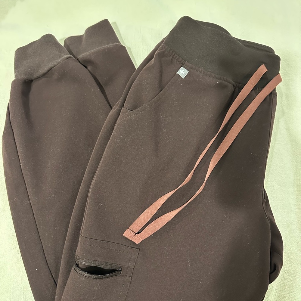 Figs Espresso High Waisted Joggers